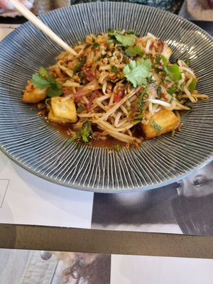 Yasa Pad Thai at Wagamama in Bury St Edmunds