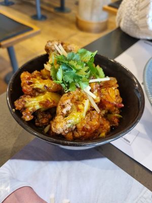 Bang Bang Cauliflower at Wagamama in Bury St Edmunds