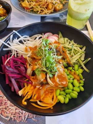 Aubergine Koyo Bowl at Wagamama in Bury St Edmunds