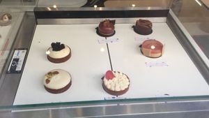 Selection of pastries at Oh Faon in Marseille