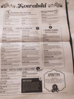 Restaurante polaco con opciones veganas y vegetarianas. Con una terraza muy chula y la cocina tradicional, sabrosa y abundante at Kowalski in Genoa