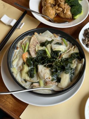   at Chi Lin Vegetarian in Kowloon