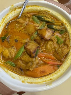 Potato curry  at Chi Lin Vegetarian in Kowloon