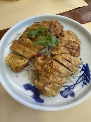 Curried beancurd  at Chi Lin Vegetarian in Kowloon