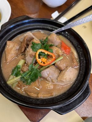   at Chi Lin Vegetarian in Kowloon