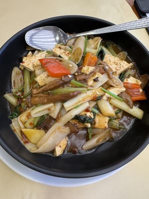   at Chi Lin Vegetarian in Kowloon