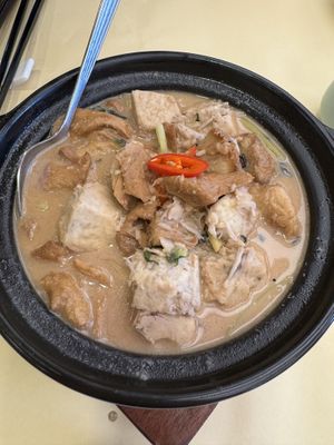   at Chi Lin Vegetarian in Kowloon