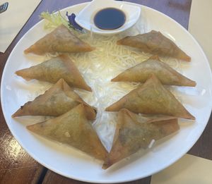 Curry puff  at Chi Lin Vegetarian in Kowloon