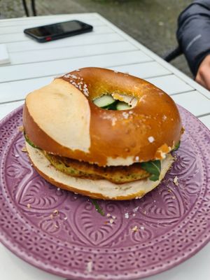 Paprika Bagel at Café Frida in Ulm