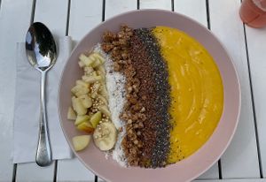 Smoothie-Bowl Mango (klare Empfehlung )  at Café Frida in Ulm