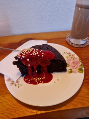 Schokokuchen at Café Frida in Ulm