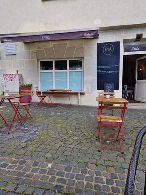 Sitzplätze außen at Café Frida in Ulm