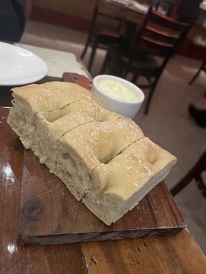 Focaccia   at Credo Restaurant in San Francisco