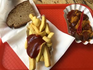 Vegan option at Best Worscht in Town in Berlin