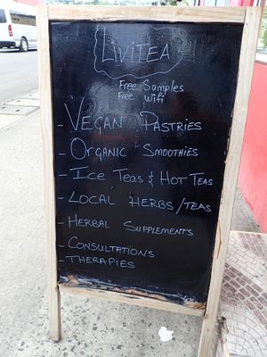 This was what was on offer the day we visited [December 18, 2023]. at Livity Foods - Maybe closed in Castries City