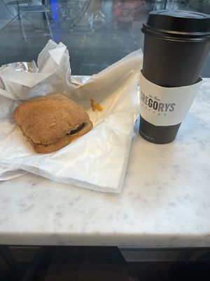   at Gregory's Coffee - 8th Ave in New York City