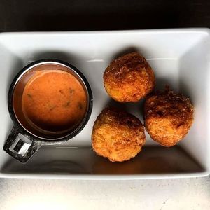 almond "mac and cheese balls" at Bo.ka.do in Mayaguez