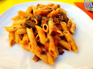 Pasta Verdura at El Tropico in La Gomera