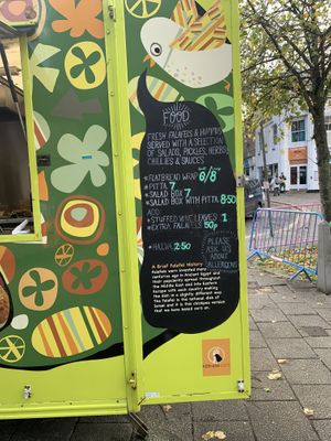 Great menu  at Fal Falafel in Falmouth