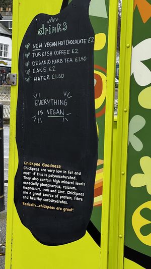 Drinks menu  at Fal Falafel in Falmouth