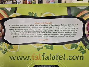  at Fal Falafel in Falmouth