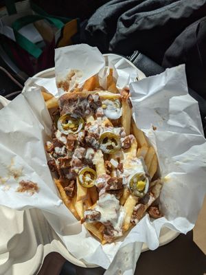 Asada fries 🔥 at House of Mexica in Reno