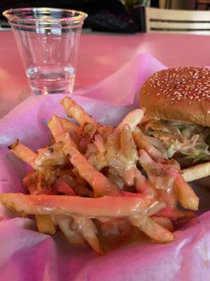 Animal style fries - yummy sauce   at House of Mexica in Reno