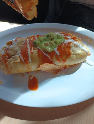 Chimichanga at House of Mexica in Reno