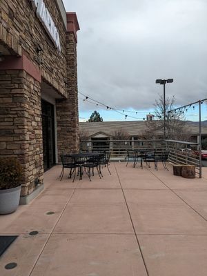 Patio seating available at House of Mexica in Reno