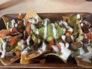 Asada and nohpalli nachos  at House of Mexica in Reno