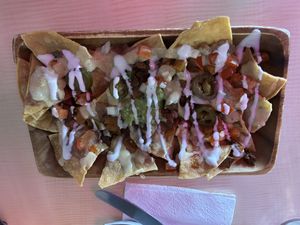 Nachos with pastor - so good!   at House of Mexica in Reno