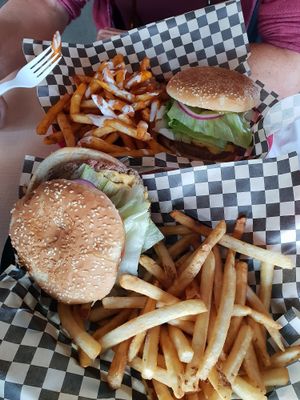 Burgers at House of Mexica in Reno