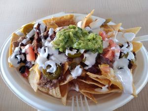 Carne asada nachos at House of Mexica in Reno