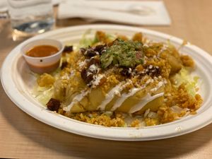 Jungle Tamale Plate - very filling! Filling was a little spicy which was great!  at House of Mexica in Reno