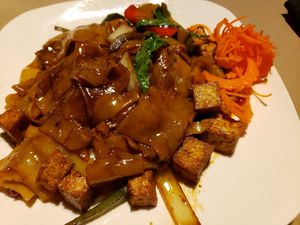 Drunken noodles with tofu at Thai Monkey in Roanoke