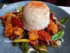 Firecracker curry - super spicy and tasty🌶🌶🌶 at Wagamama in Chelmsford