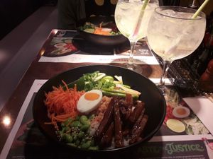 Plat élaboré par Gaz Oakley at Wagamama - Covent Garden in London