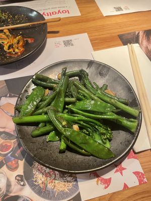Wok-Fried Greens  at Wagamama - Covent Garden in London