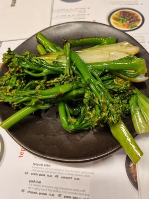 Wok fried greens at Wagamama in Colchester