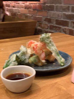 Veg tempura  at Wagamama in Dorchester
