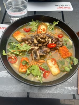 kare burosu ramen   at Wagamama in Exeter