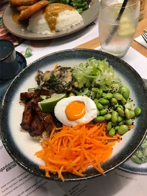 “The Vegan Egg”  at Wagamama - o2 Centre Finchley in North West London