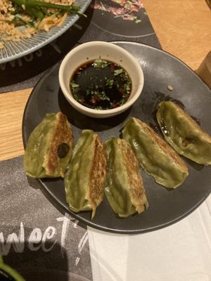 Yasai vegetable gyoza appetizer   at Wagamama - City Centre in Glasgow