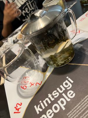 Lemon grass and ginger tea at Wagamama - City Centre in Glasgow