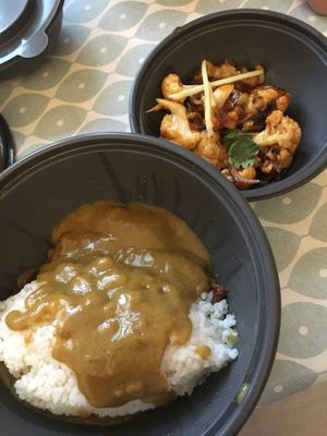 Vegatsu and cauliflower takeout at Wagamama - City Centre in Glasgow