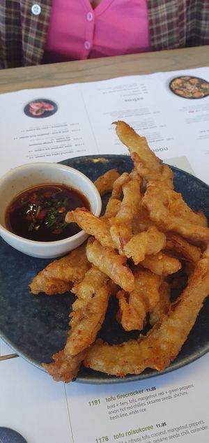 Vegan calamari at Wagamama - Fort Shopping Park in Glasgow