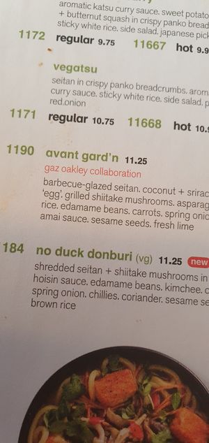 More options at Wagamama - Fort Shopping Park in Glasgow