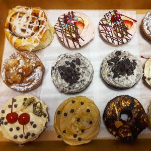 Dozen variety box of donuts/ Nutella 'Bellas  at Brio Dessert Studio in Port Charlotte