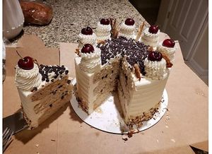 Cannoli cake at Brio Dessert Studio in Port Charlotte