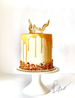 Southern Caramel Pumpkin Crunch cake at Brio Dessert Studio in Port Charlotte